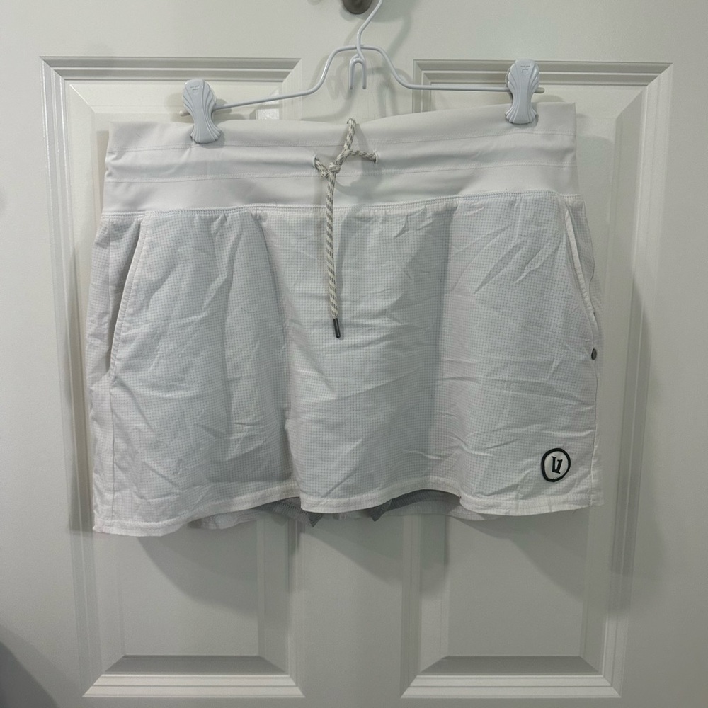 Vuori seabreeze skirt white size L